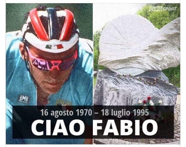 Il ricordo di Fabio Casartelli, morto al Tour il 18 luglio 1995