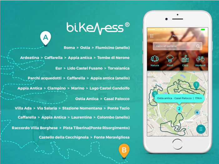 Bikeness: l’app che promuove il benessere in bicicletta